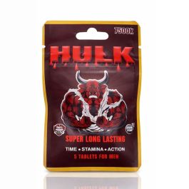 Hulk Male Supplement 5 Pack Stamina and Performance Tablets for Men