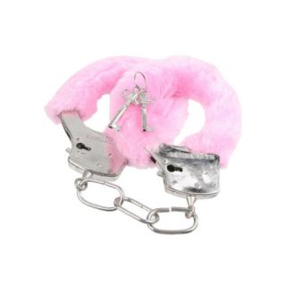 Novelty Fluffy Handcuffs Pink