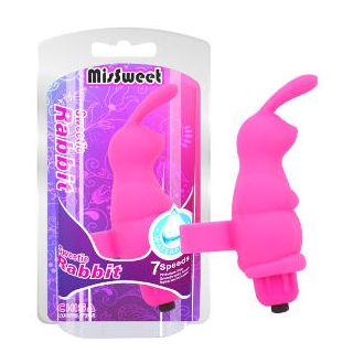 Sweetie Rabbit Bullet Finger Vibe Pink