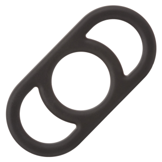 Alpha Liquid Silicone Commander Ring Black	