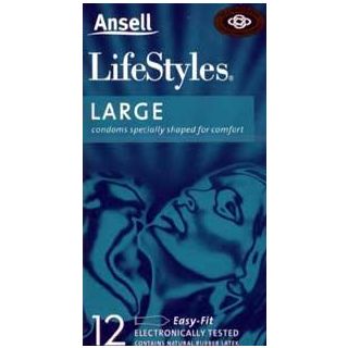 Ansell Large Condoms 12s