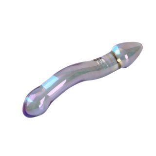 Blue Glass Curvy Wand 