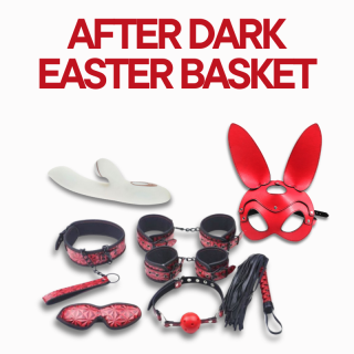 After Dark Easter Basket Image Depicting each product in the kit