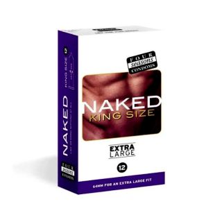 Four Seasons Naked King Size Condom 12PK