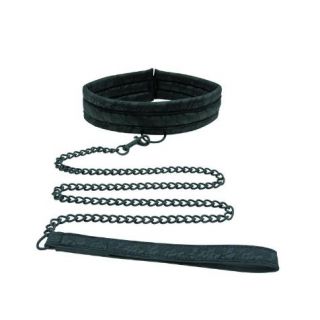 Lace Collar & Leash by Midnight Sportsheets