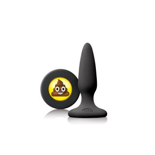 Moji's SHT Mini Silicone Butt Plug with Emoji Face