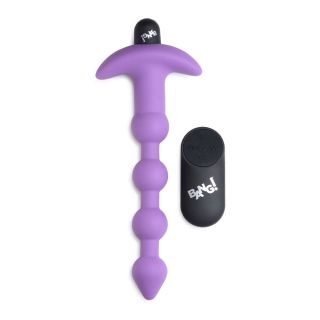 Purple Bang! Anal Beads & Remote