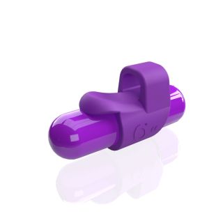 Screaming O 4B FingO Slim Vibrating Bullet with Silicone Finger Sleeve