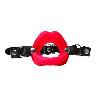Silicone Lips Red Fetish Gag
