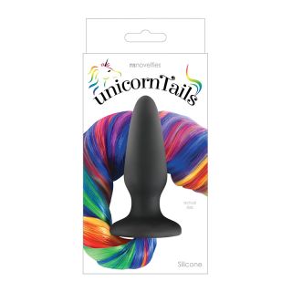 Unicorn Tails Butt Plugs - Rainbow