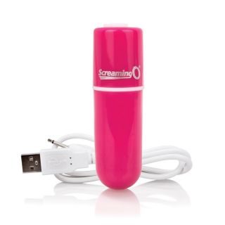 Screaming O Charged Vooom Rechargeable Bullet Vibe - Pink