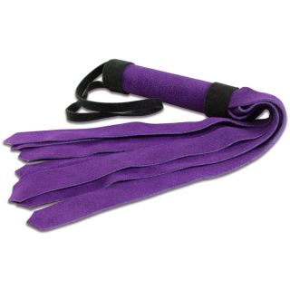 Wide Tassel Flogger Purple