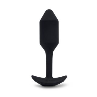 Vibrating Anal Snug Plug Medium by B-Vibe - Black