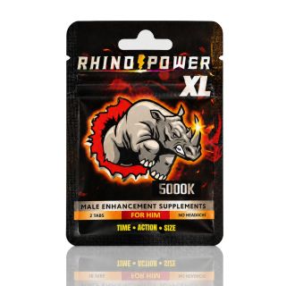 Rhino Power XL Male Enhancement Supplement 2 Pack  