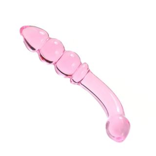 Twice As Nice Pink Glass Dong