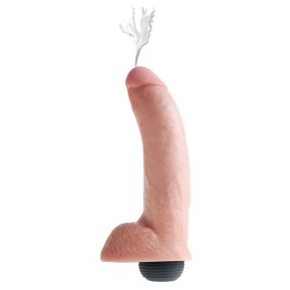 King Cock 9” Squirter Dildo Flesh
