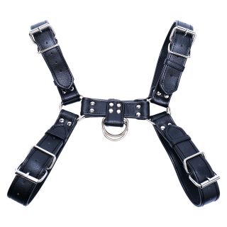 Male Body Harness Black
