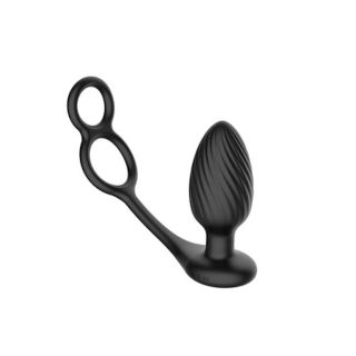 Nexus Tornado Cock and Ball Ring Rotating and Vibrating Butt Plug with Remote Control