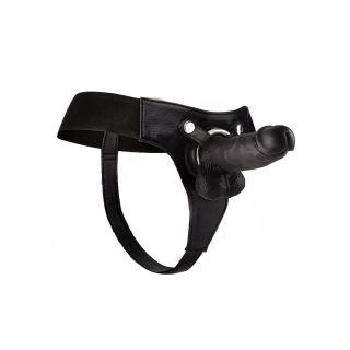 Realistic 8in Strap-On - Black