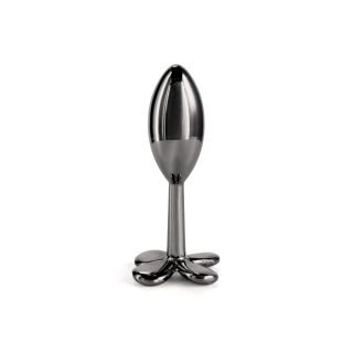 Rear Assets Clover Gunmetal Butt Plug