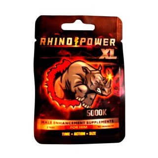 Rhino Power XL Male Enhancement Supplement 2 Pack  