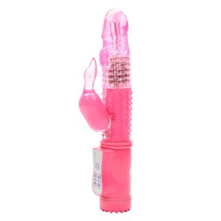 Battery Operated Pink Rotating Swan Vibe