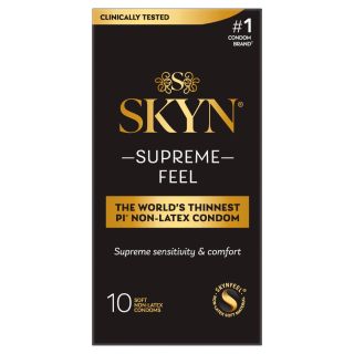 SKYN Supreme Feel Non-Latex Condoms 10 Pack