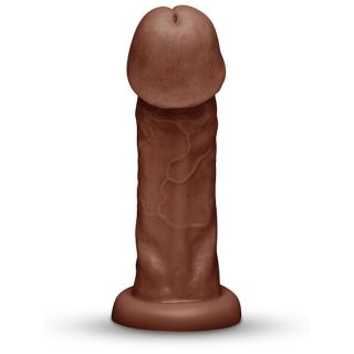 Together Tones 9 inch Realistic Dildo Dark Brown