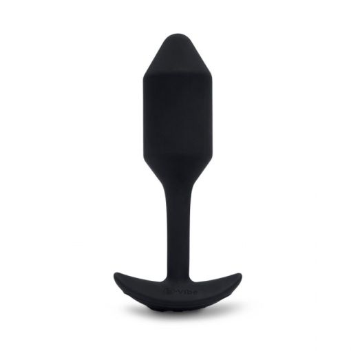 Vibrating Anal Snug Plug Medium by B-Vibe - Black