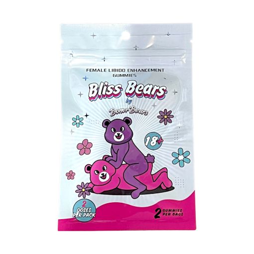 Bliss Bears Female Libido Gummies – 2 Gummies Per Pack