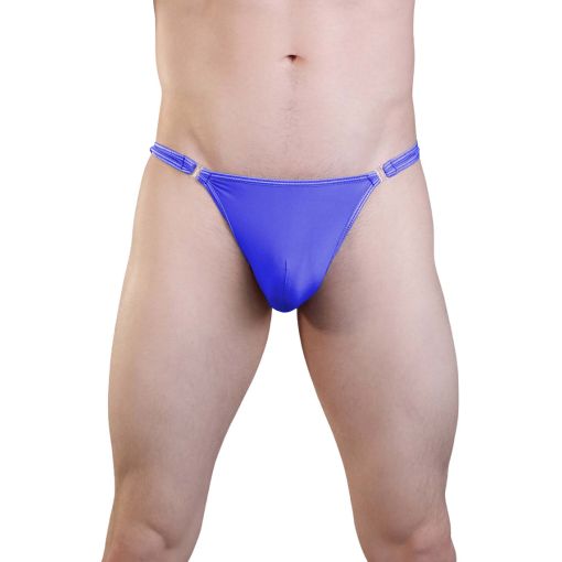 Men’s Quick Release Lycra Thong – Blue L-XL