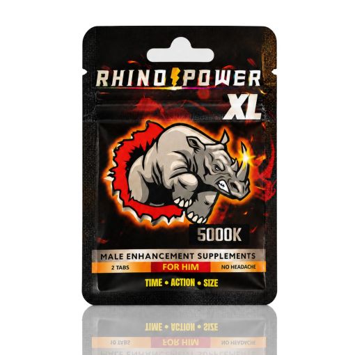 Rhino Power XL Male Enhancement Supplement 2 Pack  