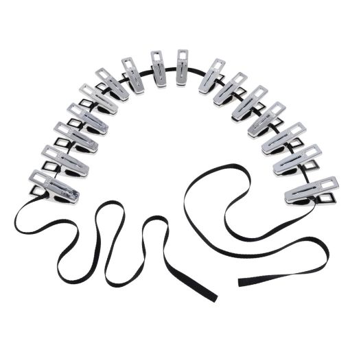 Edge Body Zipper Clothes Pins