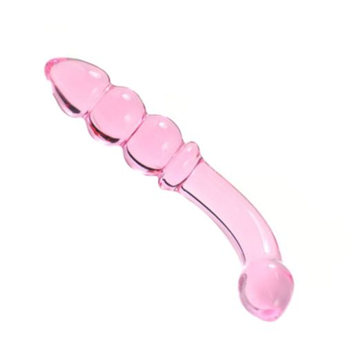Twice As Nice Pink Glass Dong