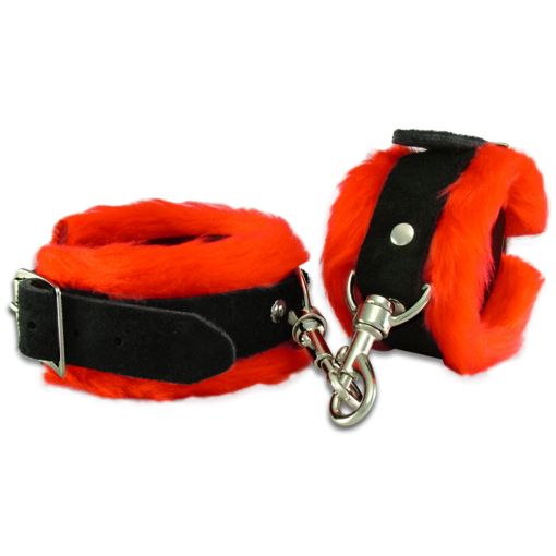 Wildhide Love Cuffs  Red