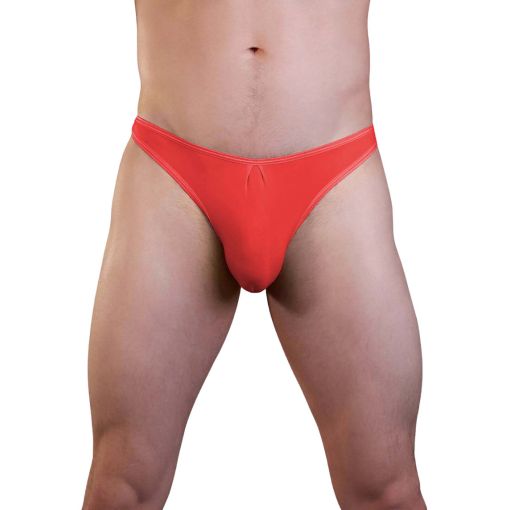 Love In Leather Red G-String-L-XL