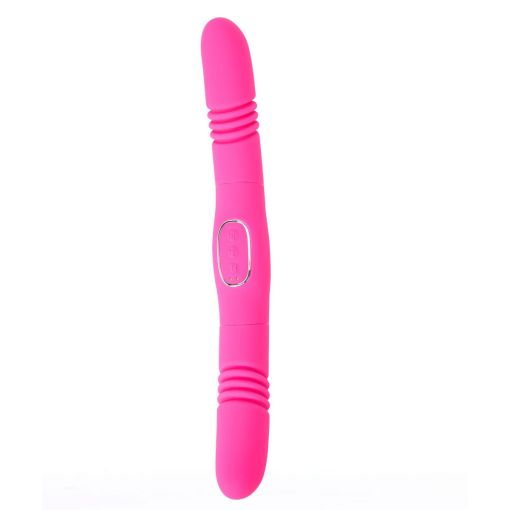 Maia Zena Double Ended Thrusting Dildo Pink