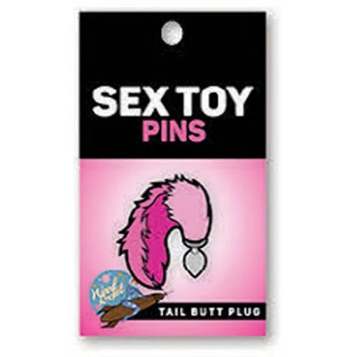 Pink Butt Plug Tail Pin