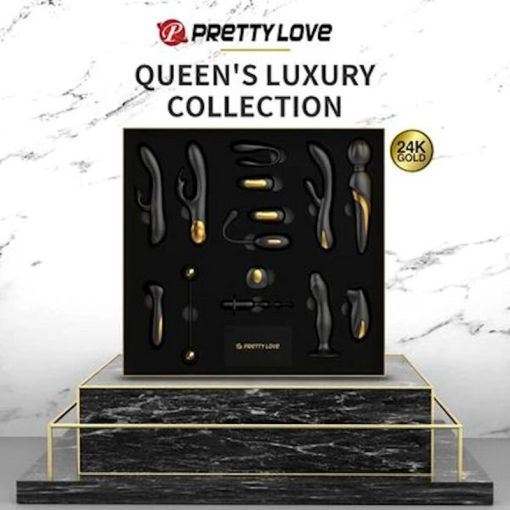 Queens Luxury 12 Vibrator Collection by Pretty Love
