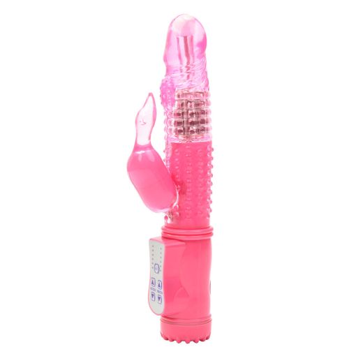 Battery Operated Pink Rotating Swan Vibe