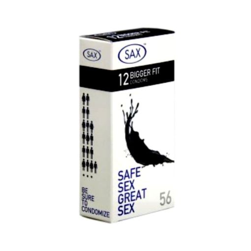 Sax 12 Bigger Fit Condoms