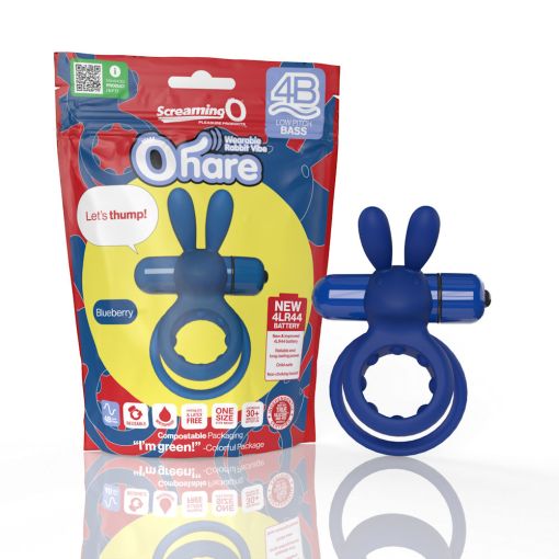 Blueberry Screaming O 4B Ohare Cock Ring 
