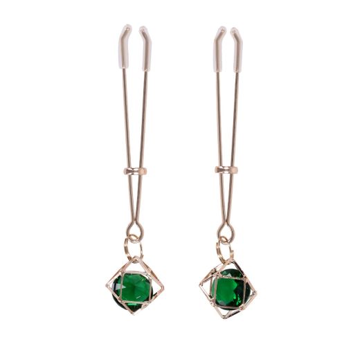 Sex & Mischief Indica Crystal Nipple Clips 