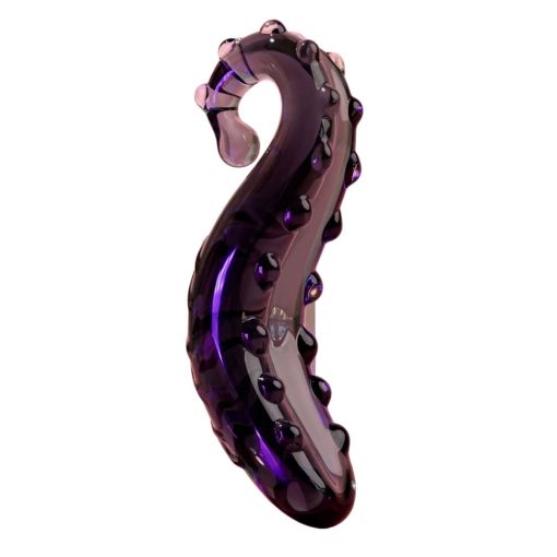 The Sacred Squirter Glass Dildo Pleasure Wand Black