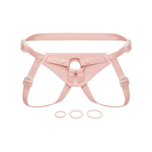 Together NudeFit FlexCurv Adjustable Strap-On Harness Pale Pink