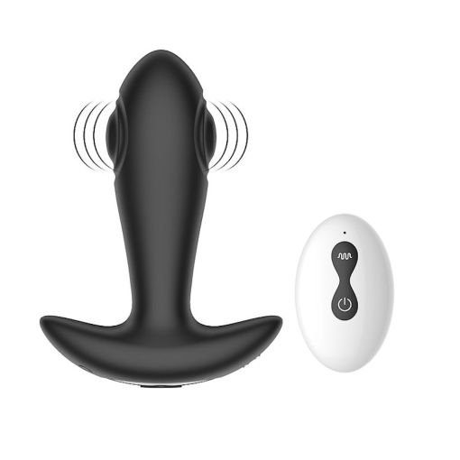 10 Speeds Tapping Anal Plug with Remote Control