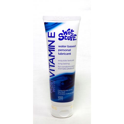 Wet Stuff Plain Lubricant with Vitamin E 100g 