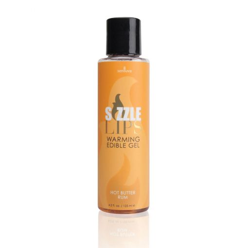 Sizzle Lips Warming Massage Oil - Hot Butter Rum