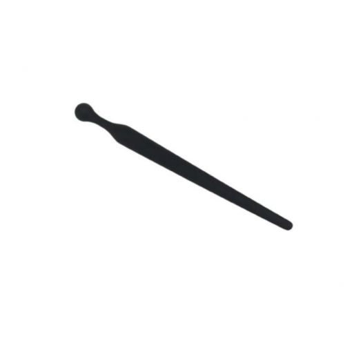 10cm Black Silicone Penis Plug