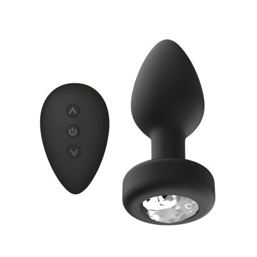 Ashella Vibes Jewel Remote Control Medium Butt Plug 